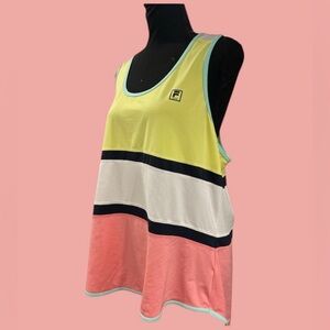⭐️ FILA !! GORGEOUS COLORBLOCK SPORT TANK! COOL, LIGHTWEIGHT! SUMMER COLORS!